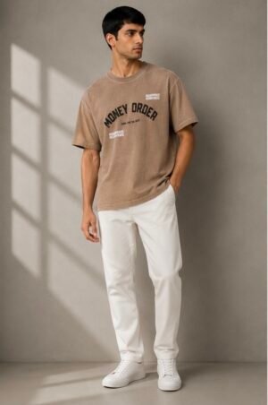 24FC953E-F082-4335-BBDF-E26BE1DEFD7B Dyed Oversized Tee - Pastel Brown