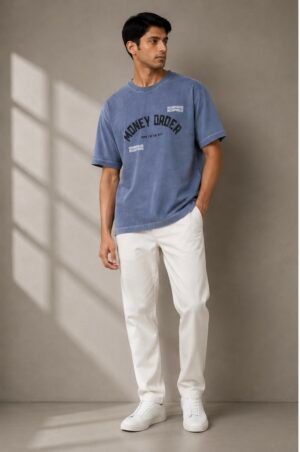 8204877D-7A97-489F-8A71-1E70873623AC Dyed Oversized Tee – Steel Blue