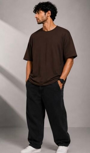 D6E5FF7D-F31E-4928-91FD-7C1F4BB3C772 Core Oversized Tee - Walnut Brown